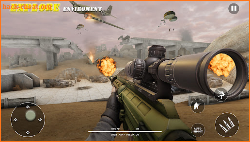 World War Sniper - 3D Gun shooting Combat ww2 2021 screenshot