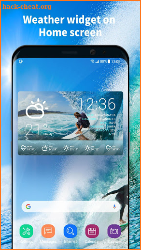 World weather widget& forecast screenshot