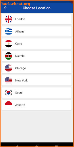 World_Time APP screenshot