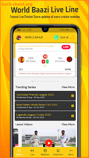 Worldbaazi Live Line screenshot