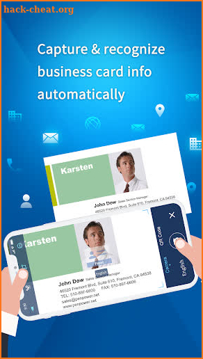 WorldCard for Office 365 screenshot