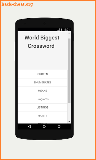 World's Biggest Crossword Free screenshot