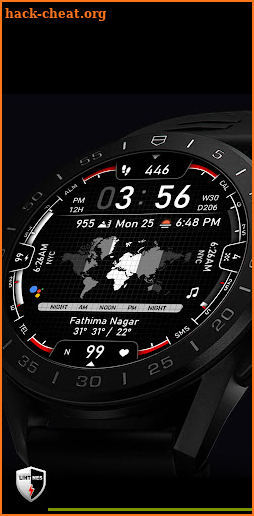 Worldtime Watch Face 037 screenshot