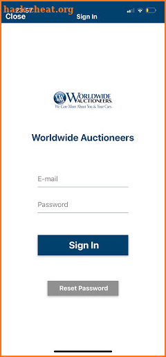 Worldwide Auctioneers screenshot