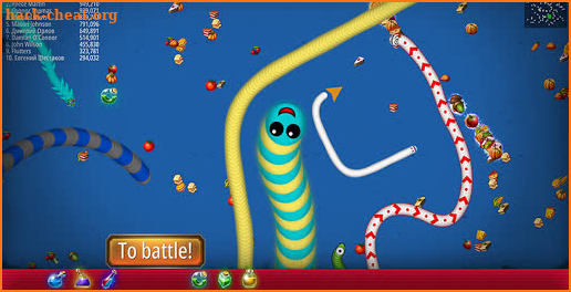 Worm Snake IO : Zone Puzzle 2020 screenshot