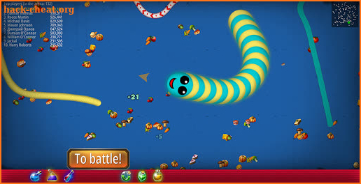 Worm Snake IO : Zone Puzzle 2020 screenshot