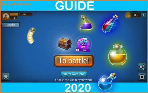 Worm Snake Zone : worm Arena zone online screenshot