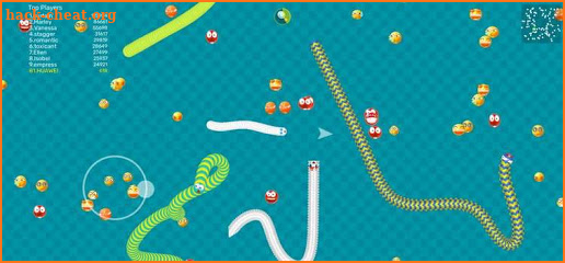 Worms Dash.IO-snake battle zone screenshot