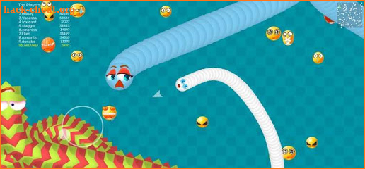 Worms Dash.IO-snake battle zone screenshot