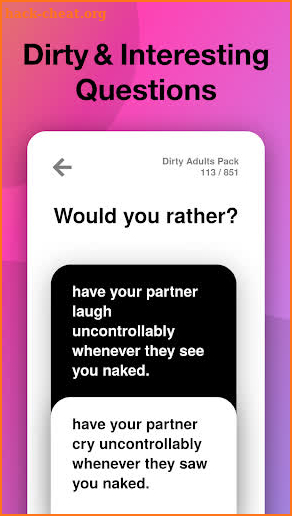 Would you Rather? Dirty Adult screenshot