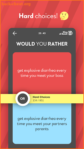 Would you Rather? - Either Game screenshot