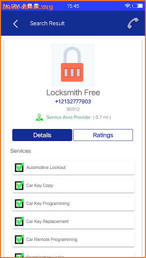 WOW Locksmith screenshot