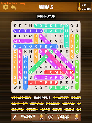 Wow Search: Classic Word Search screenshot