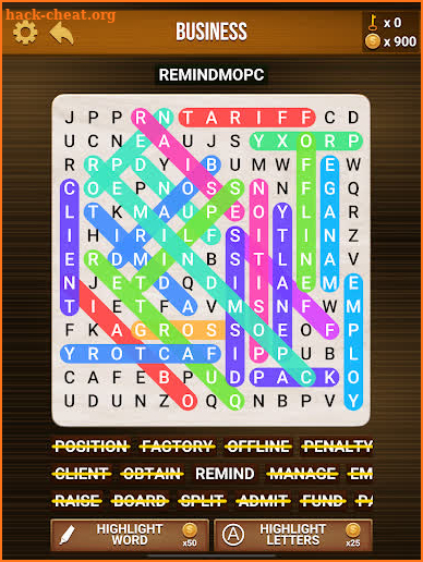 Wow Search: Classic Word Search screenshot