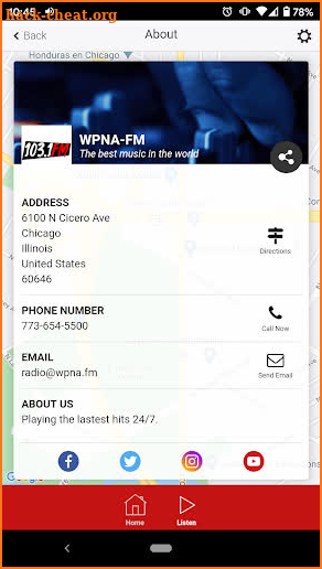 WPNA-FM screenshot