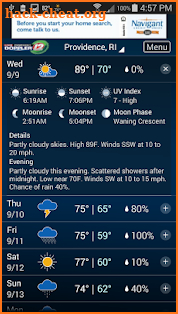 WPRI Weather screenshot