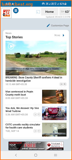 WQOW News screenshot