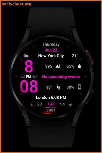 WR 001 Digital Watch Face screenshot