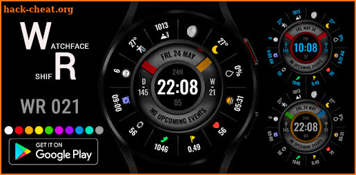 WR 021 Hybrid Watch Face screenshot