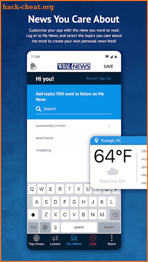 WRAL News App screenshot