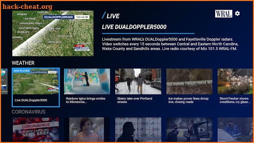 WRAL-TV North Carolina screenshot