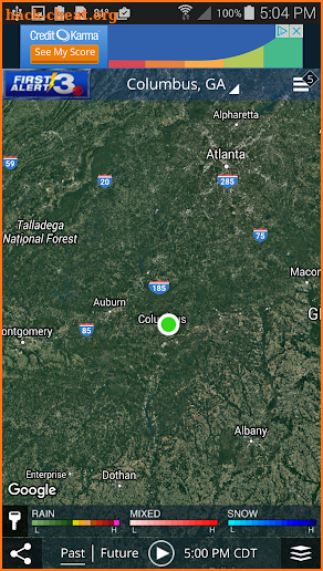 WRBL Radar screenshot