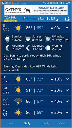 WRDE Weather screenshot