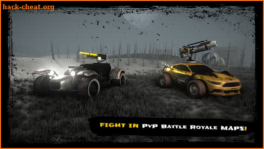 Wrecked Cars: Post-Apo War with Guns, Cross Battle screenshot