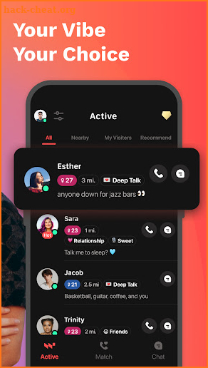 Wren: Voice Chat＆Random Call screenshot