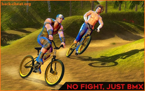 Wrestlers Bike Race Free screenshot