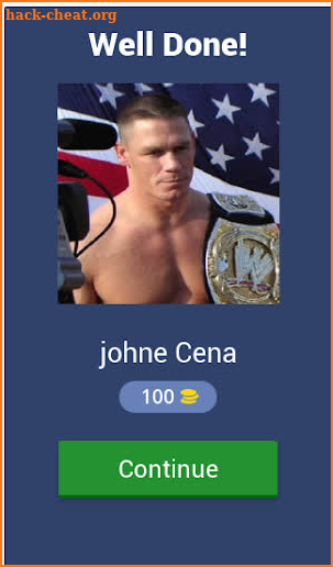 wrestlers names quiz game screenshot