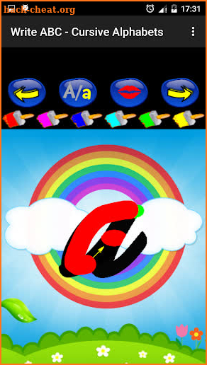 Write ABC - Cursive Alphabets - AdFree screenshot