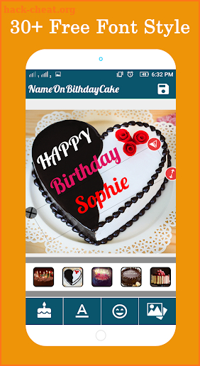 Write Name On Cake Birthday screenshot