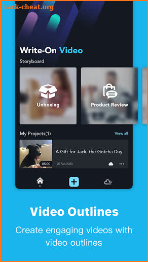 Write-on Video – Story Planner & Video Maker screenshot