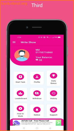 Write Show screenshot