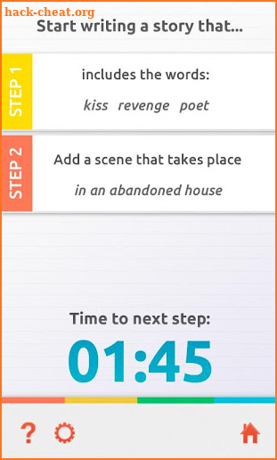 Writing Challenge screenshot