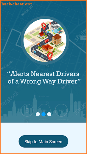 Wrong Way Driver Alert screenshot