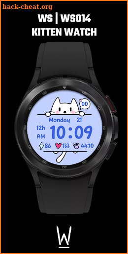 WS014 – KITTEN Watch Face screenshot