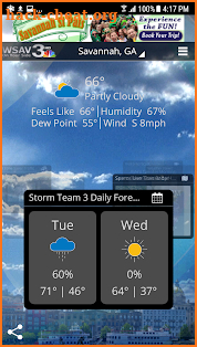 WSAV Weather screenshot