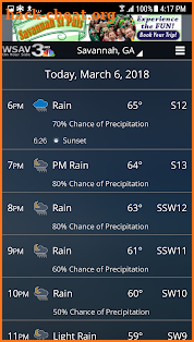 WSAV Weather screenshot