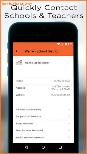 WSD Warren Arkansas screenshot