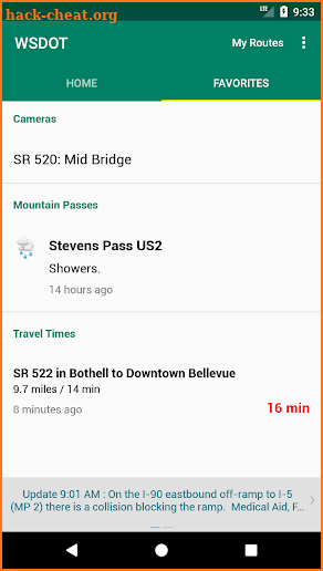 WSDOT screenshot