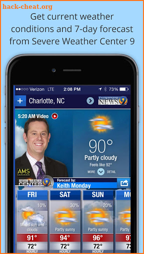 WSOC-TV Weather screenshot