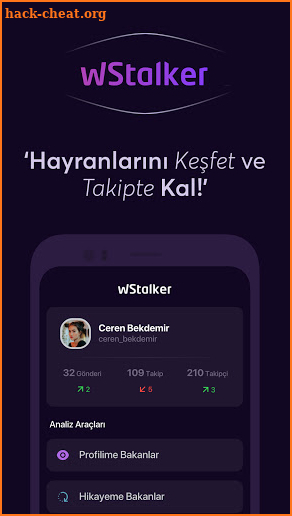 wStalker  Profilime Bakanlar ve Beni Engelleyenler screenshot