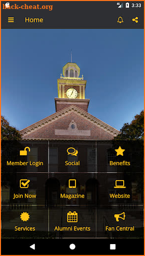 WSU Alumni Association screenshot