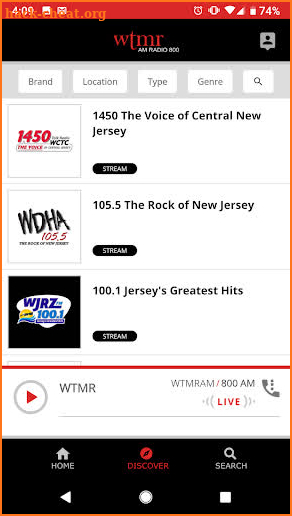 WTMR 800AM screenshot