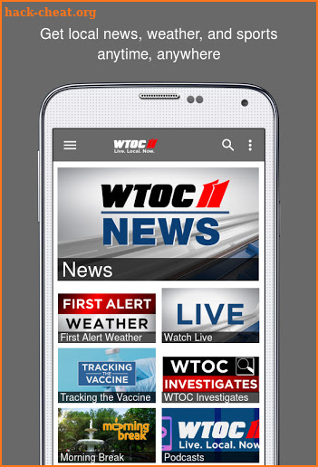 WTOC 11 News screenshot