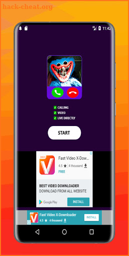 Wuggy huggy Fake video Call screenshot