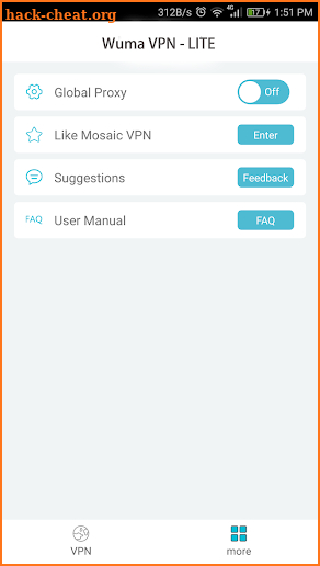 Wuma VPN-LITE-(Fast & Unlimited & Security) screenshot