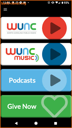 WUNC screenshot